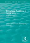 Routledge Revivals: Behavioral Problems in Geography (1969) : A Symposium - Book