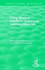 Using Student Feedback to Improve Learning Materials - Book