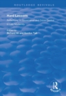 Hard Lessons : Reflections on Governance and Crime Control in Late Modernity - Book