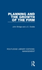 Planning and the Growth of the Firm - Book