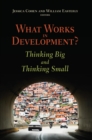 What Works in Development? : Thinking Big and Thinking Small - Book