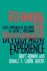 Rethinking the Development Experience : Essays Provoked by the Work of Albert O. Hirschman - Book