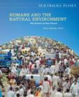Humans and the Natural Environment - Book