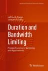 Duration and Bandwidth Limiting : Prolate Functions, Sampling, and Applications - eBook
