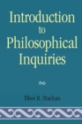 Introduction to Philosophical Inquiiries - Book