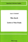 Max Jacob : Lettres a Nino Frank - Book