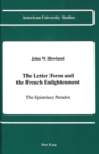 Letter Form and the French Enlightenment : The Epistolary Paradox - Book