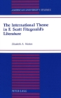The International Theme in F. Scott Fitzgerald's Literature - Book