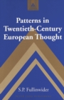 Patterns in Twentieth-century European Thought - Book