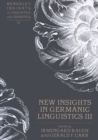 New Insights in Germanic Linguistics III - Book