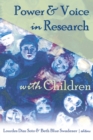 Power & Voice in Research with Children - Book