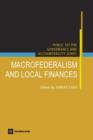 Macro Federalism and Local Finance - Book