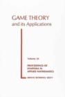Game Theory and Its Applications - Book