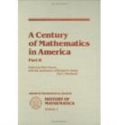 A Century of Mathematics in America, Part 2 - Book
