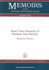 Short-time Geometry of Random Heat Kernals - Book