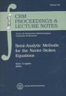 Semi-analytic Methods for the Navier-Stokes Equations - Book