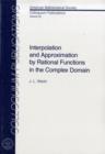 Interpolation and Approximation by Rational Functions in the Complex Domain - Book