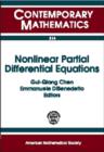 Nonlinear Partial Differential Equations : International Conference on Nonlinear Partial Differential Equations and Applications, March 21-24, 1998, Northwestern University - Book