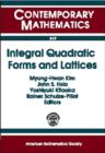 Integral Quadratic Forms and Lattices : Proceedings of the International Conference on Integral Quadratic Forms and Lattices, June 15-19, 1998, Seoul National University, Korea - Book