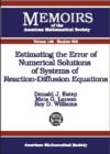 Estimating the Error of Numerical Solutions of Systems of Reaction-diffusion Equations - Book
