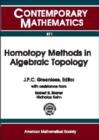 Homotopy Methods in Algebraic Topology : Proceeding of an AMS-IMS-SIAM Joint Summer Research Conference Held at University of Colorado, Boulder, Colorado, June 20-24, 1999 - Book