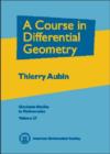 A Course in Differential Geometry - Book
