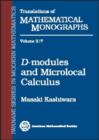 D-modules and Microlocal Calculus - Book