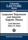 Lyapunov Exponents and Smooth Ergodic Theory - Book