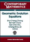 Geometric Evolution Equations - Book