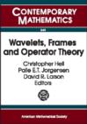 Wavelets, Frames and Operator Theory - Book