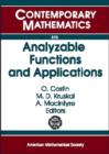 Analyzable Functions and Applications - Book