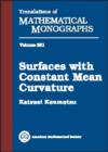 Surfaces with Constant Mean Curvature - Book