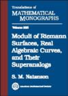 Moduli of Riemann Surfaces, Real Algebraic Curves, and Their Superanalogs - Book