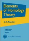 Elements of Homology Theory - Book