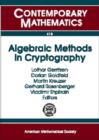 Algebraic Methods in Cryptography - Book