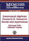 Homotopical Algebraic Geometry, Volume 2; Geometric Stacks and Applications - Book