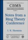 Notes from a Ring Theory Conference - Book
