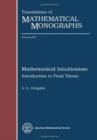 Mathematical Intuitionism : Introduction to Proof Theory - Book