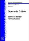 Opera de Cribro - Book