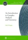 An Introduction to Complex Analysis and Geometry - Book