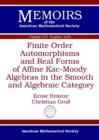 Finite Order Automorphisms and Real Forms of Affine Kac-Moody Algebras in the Smooth and Algebraic Category - Book