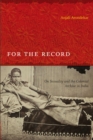 For the Record : On Sexuality and the Colonial Archive in India - Book