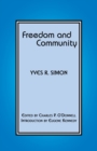 Freedom and Community - Book