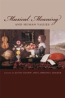 Musical Meaning and Human Values - eBook