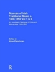Sources of Irish Traditional Music c. 1600-1855 : An Annotated Catalogue of Prints and Manuscripts, 1583-1855 - Book