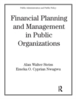 Financial Planning and Management in Public Organizations - Book