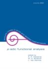 P-Adic Functional Analysis - Book