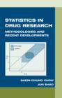 Statistics in Drug Research : Methodologies and Recent Developments - Book