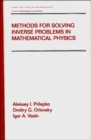 Methods for Solving Inverse Problems in Mathematical Physics - Book