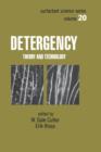 Detergency : Theory and Technology - Book